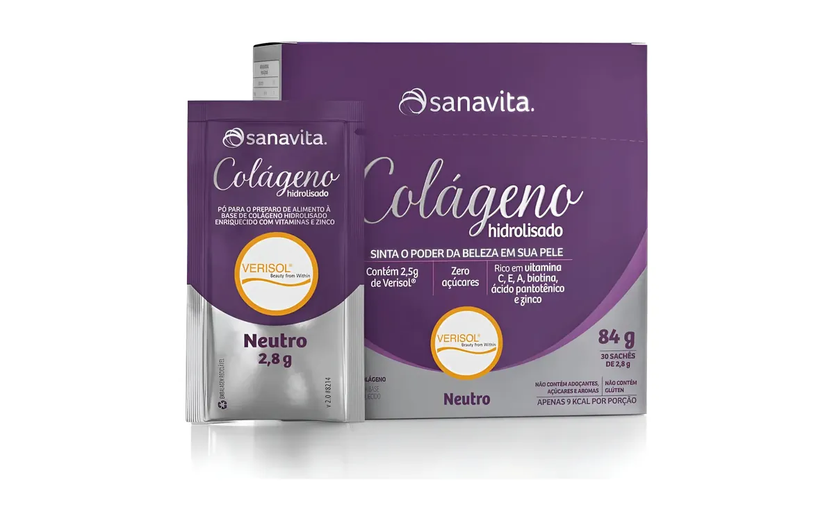 Colágeno Verisol Sanavita 30 sachês